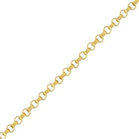 14K Gold Filled 1.1mm Rollo Chain (1 foot) #13