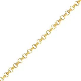 14K Gold Filled 1.1mm Rollo Chain (1 foot) #13