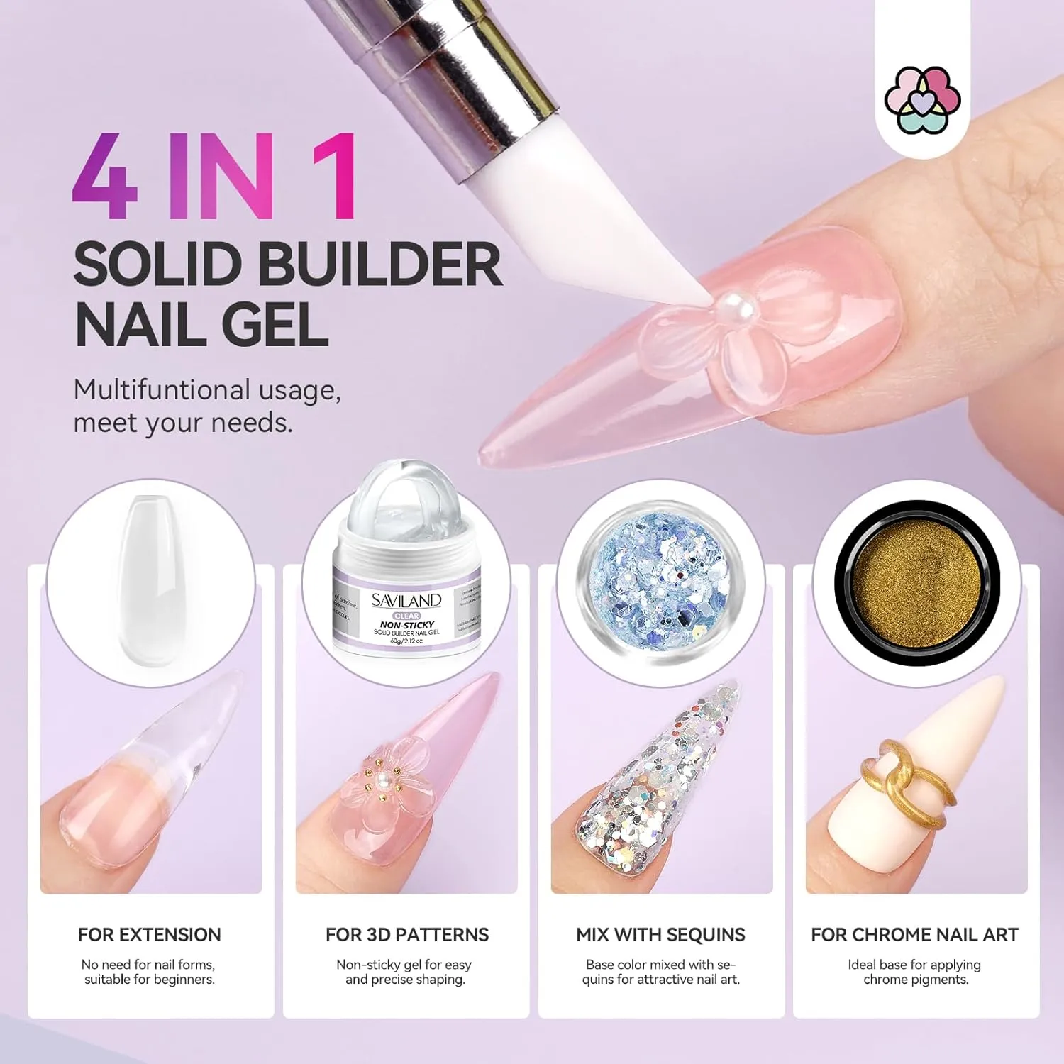 60g Solid Builder Nail Gel Kit