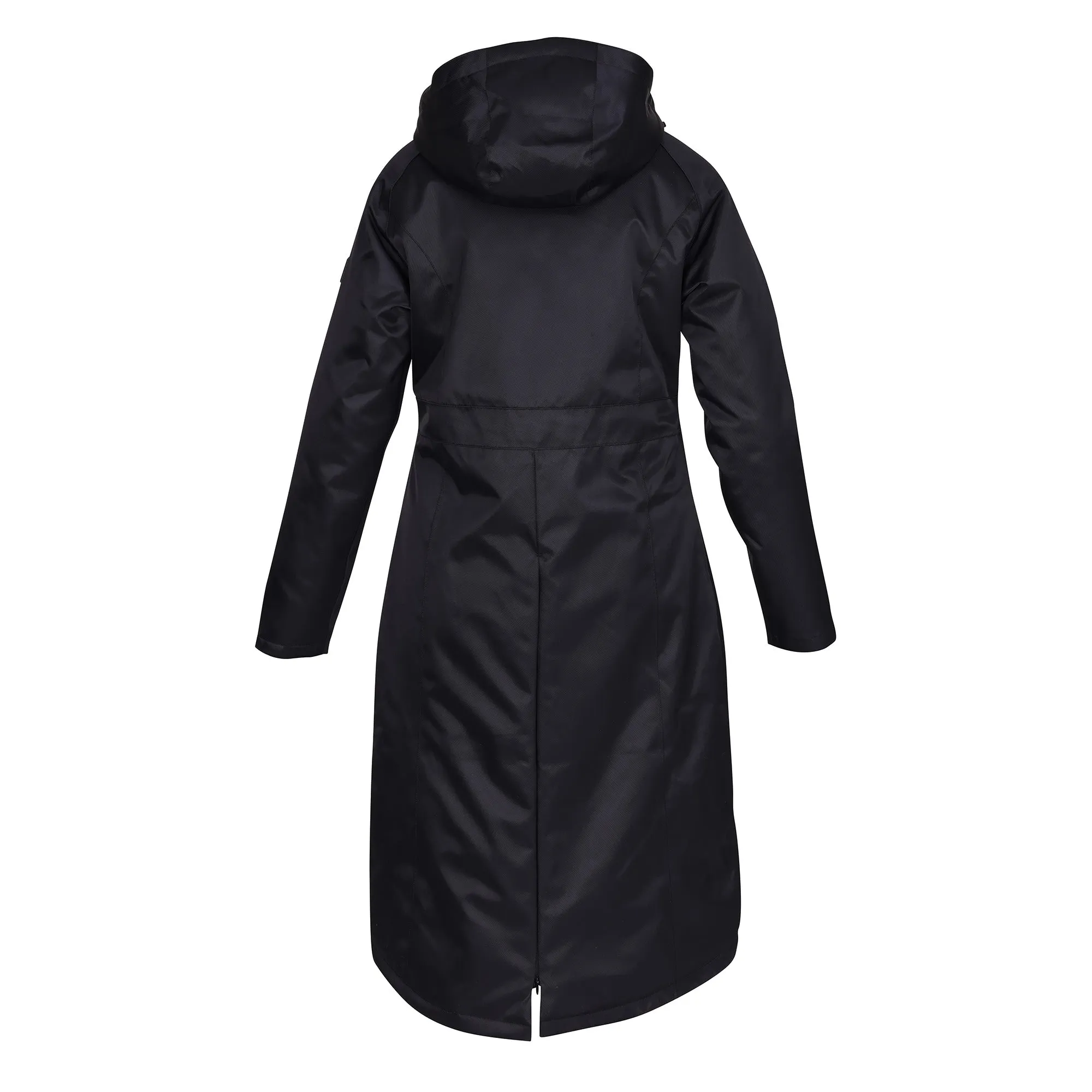 Aubrion Ladies Halcyon Long Waterproof Coat - Black