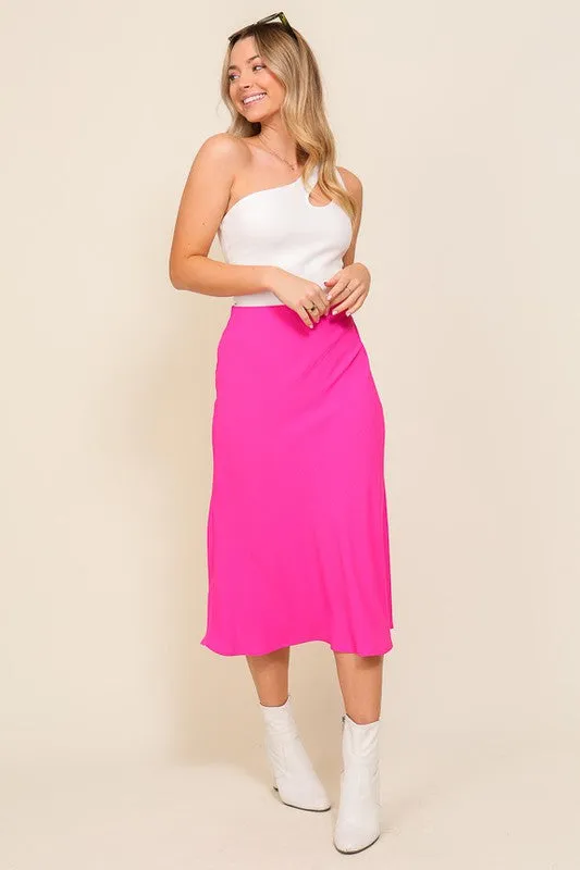 Barbie Pink Midi Skirt