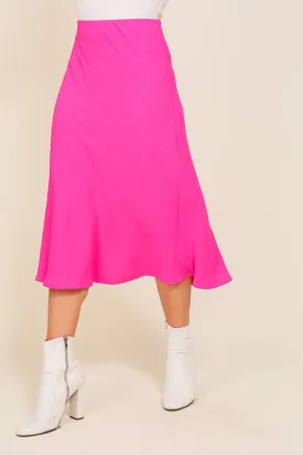 Barbie Pink Midi Skirt