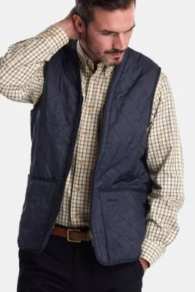 Barbour Polar Quilt Waistcoat Zip-In Liner (Navy)