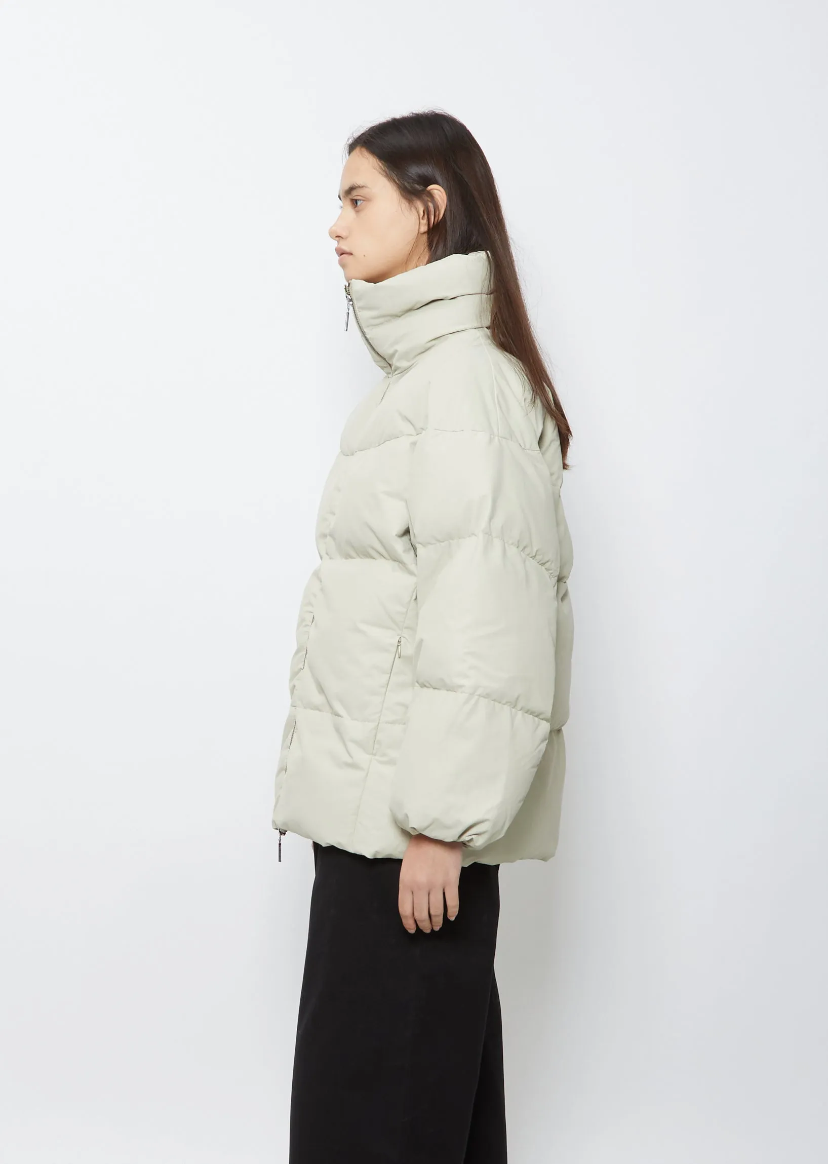 Basel Cotton Blend Coat — Stone