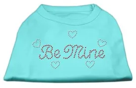 Be Mine Rhinestone Shirts Aqua XXXL(20)