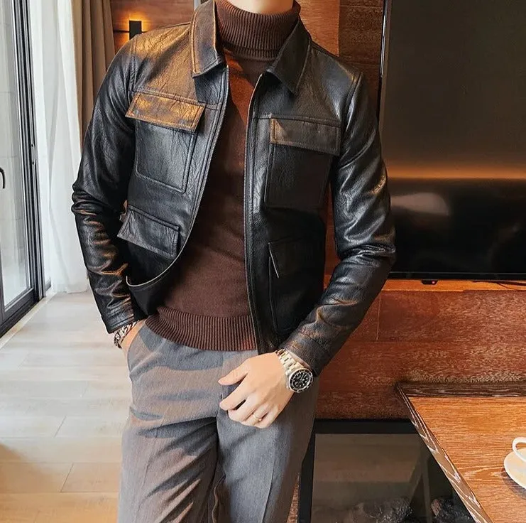 ECO leather jacket