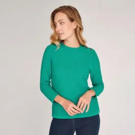 Eden Bardot Moss Stitch Sweater