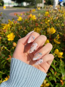 Espresso Cream Confetti - Nail Wraps (Standard)