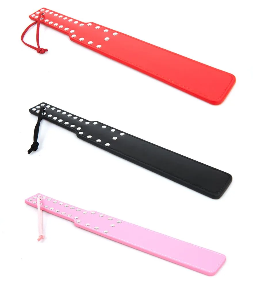 Faux Leather Studded Paddle