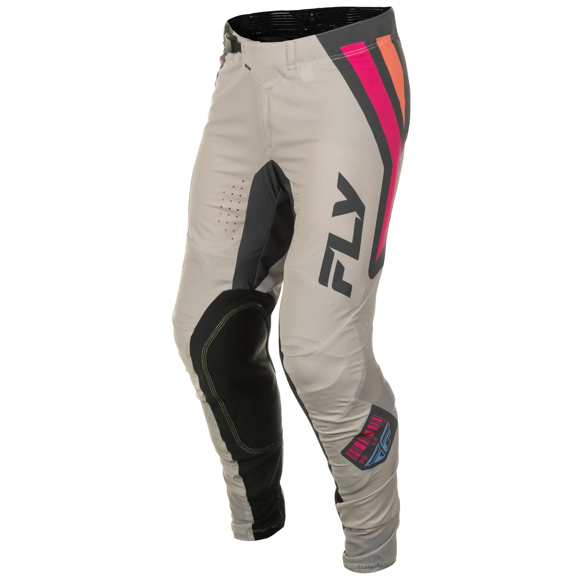 Fly Racing 2025 Lite Vice Pants Light Grey Pink Coral