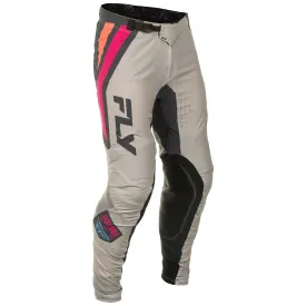 Fly Racing 2025 Lite Vice Pants Light Grey Pink Coral