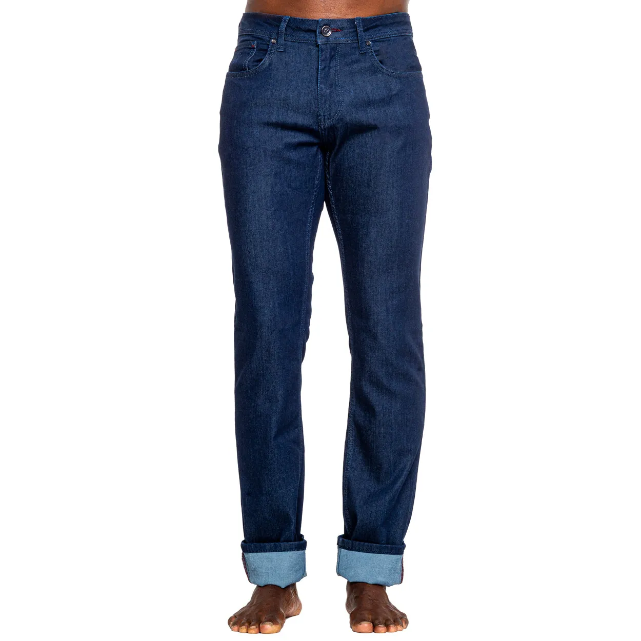 For the Forest Eco-Friendly Slim Fit Jeans - Navy