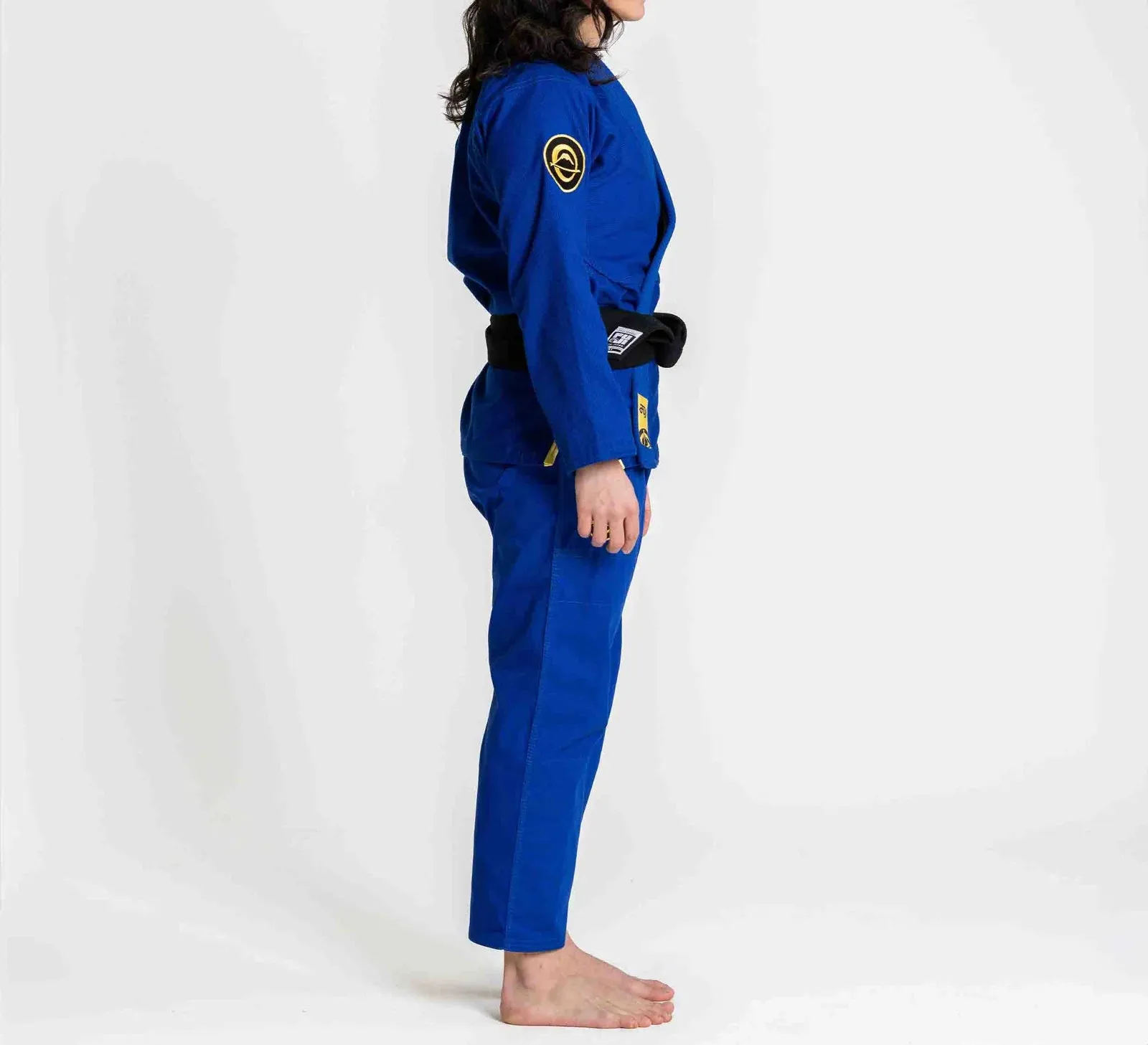 Fuji Sports Womens Flow-Tech BJJ Gi Blue/Gold