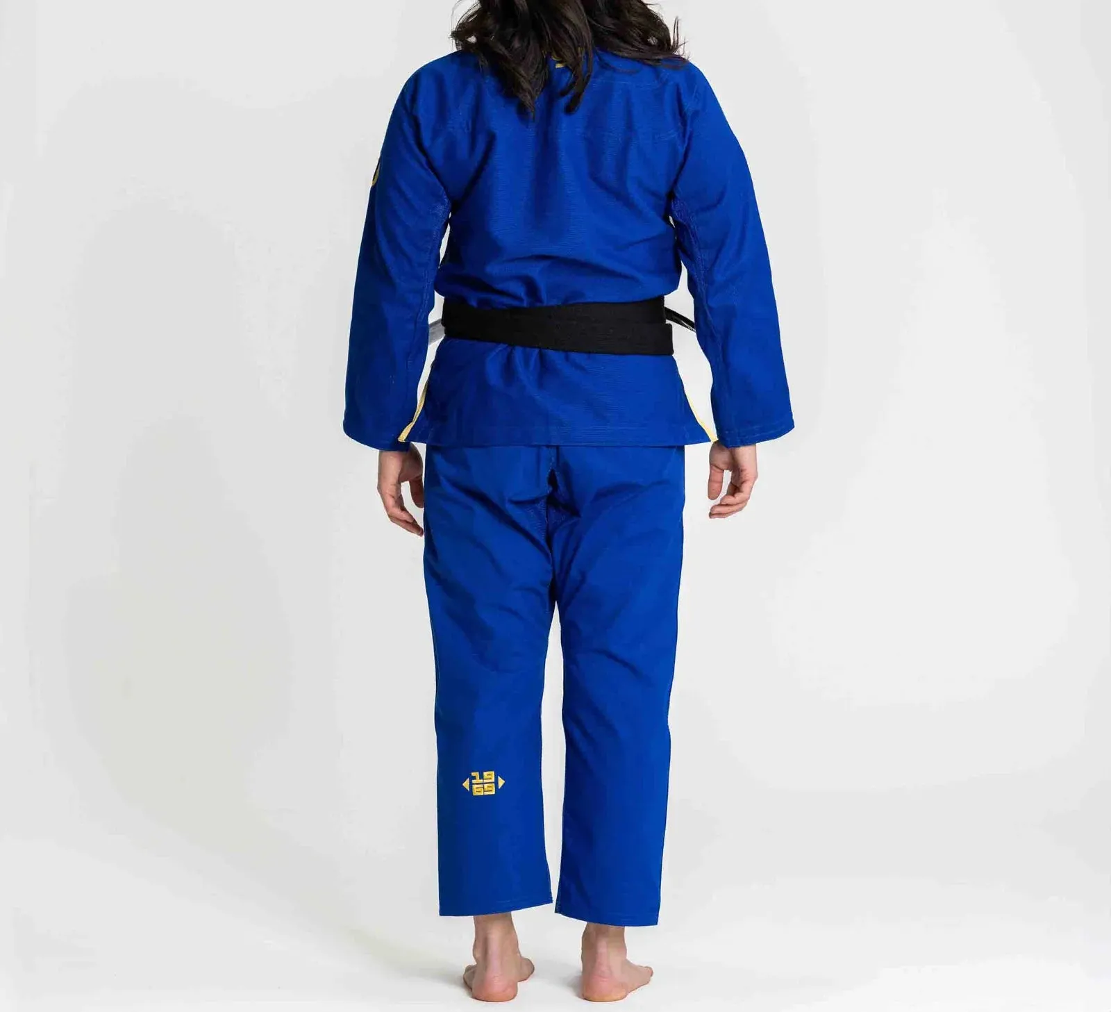 Fuji Sports Womens Flow-Tech BJJ Gi Blue/Gold