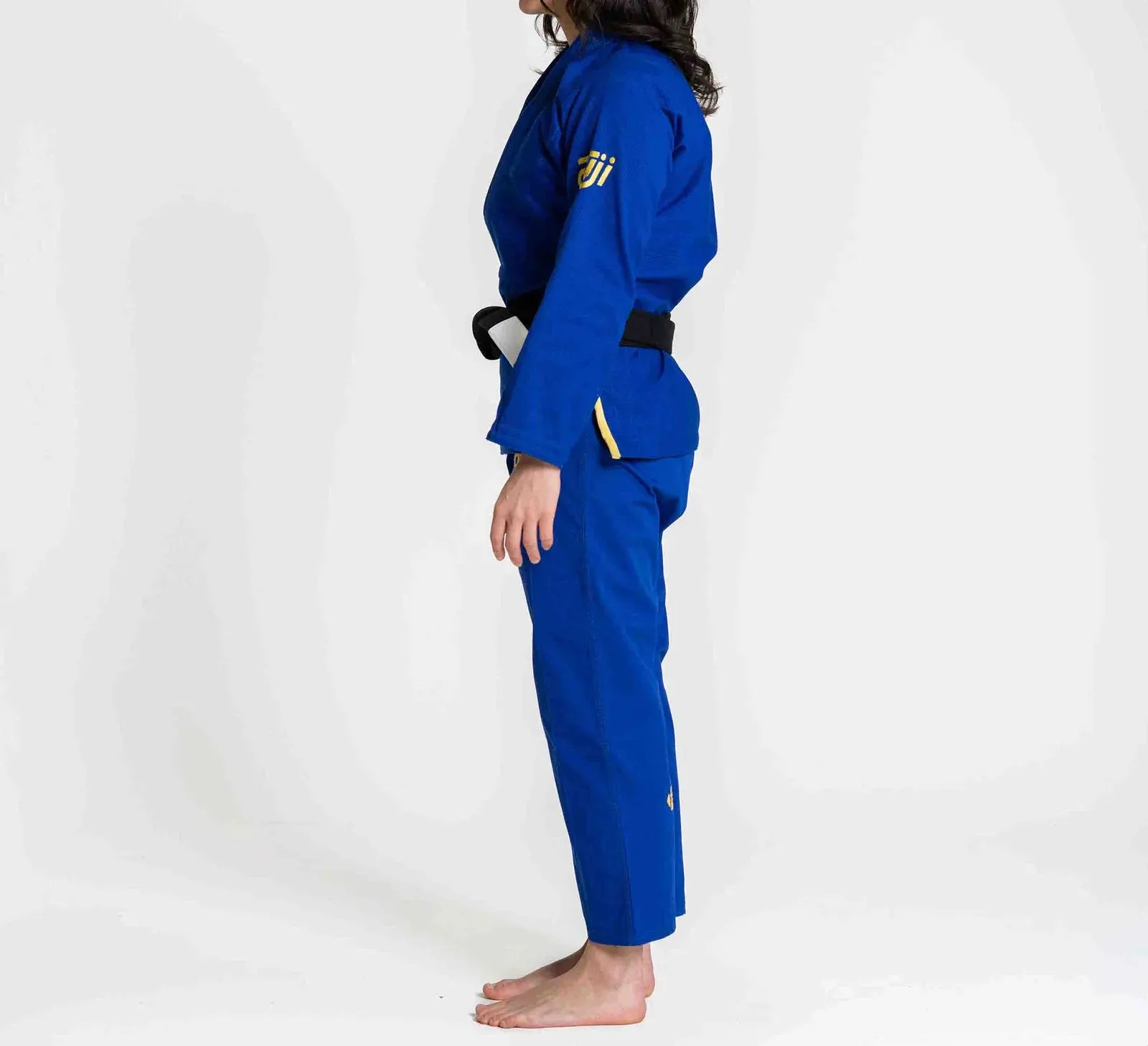 Fuji Sports Womens Flow-Tech BJJ Gi Blue/Gold