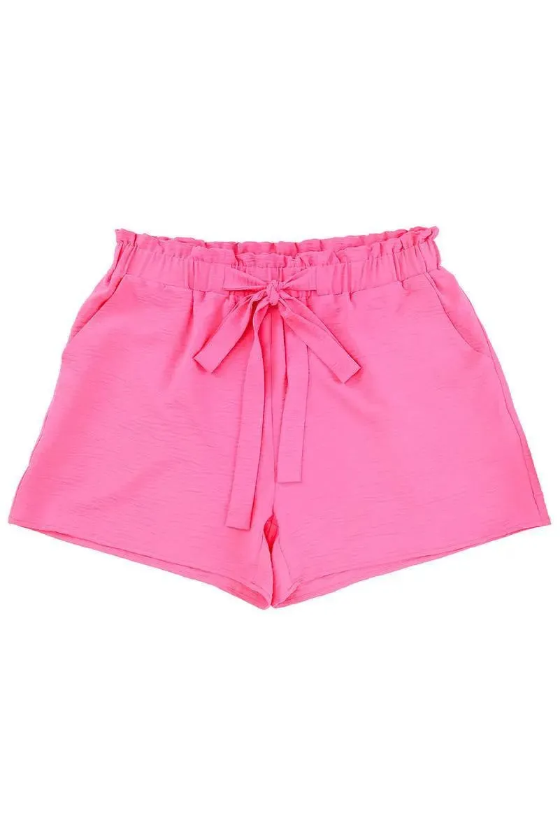 Get Comfy with Plus Size Paperbag Shorts - Shop Now!