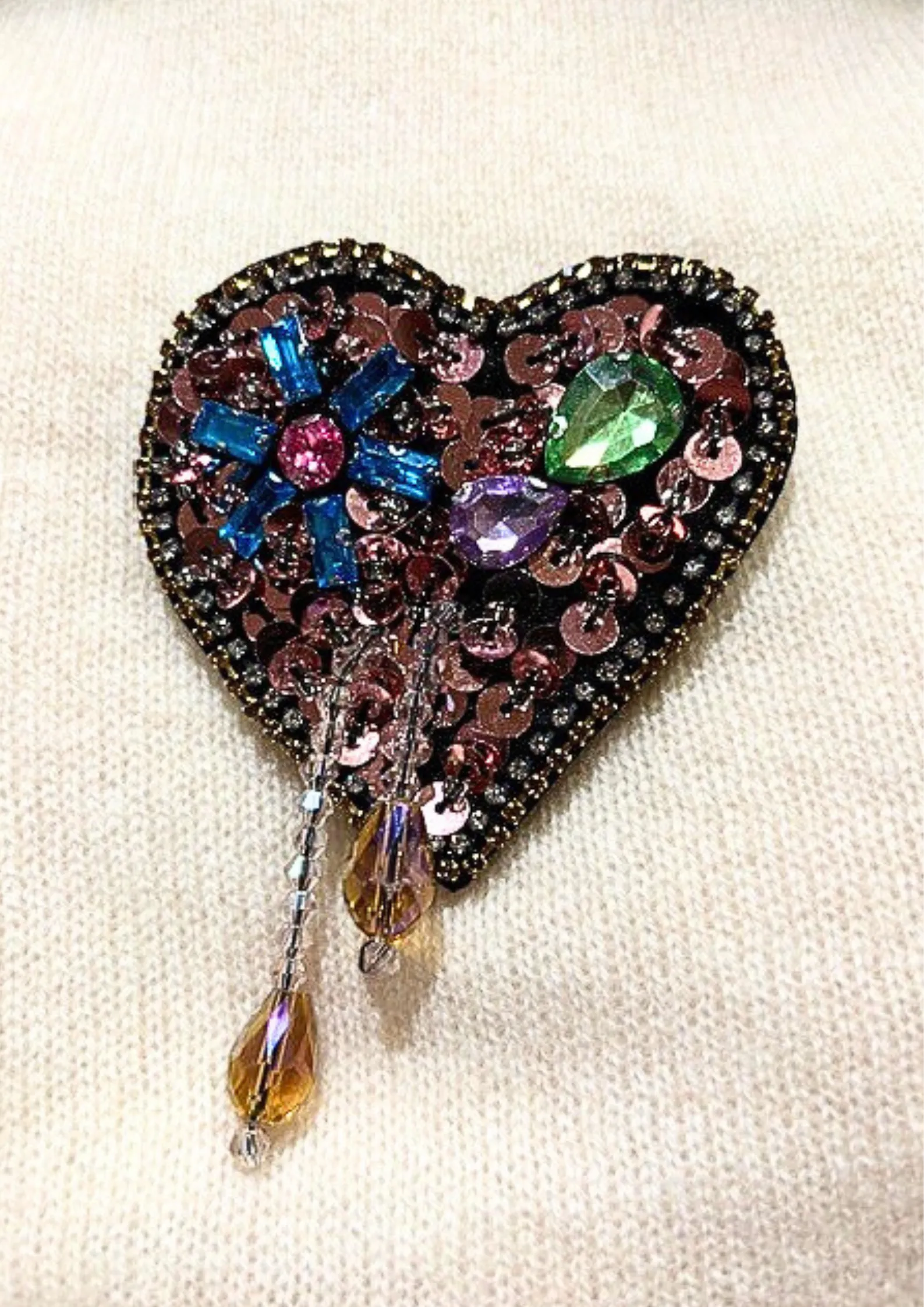 Heart Brooch