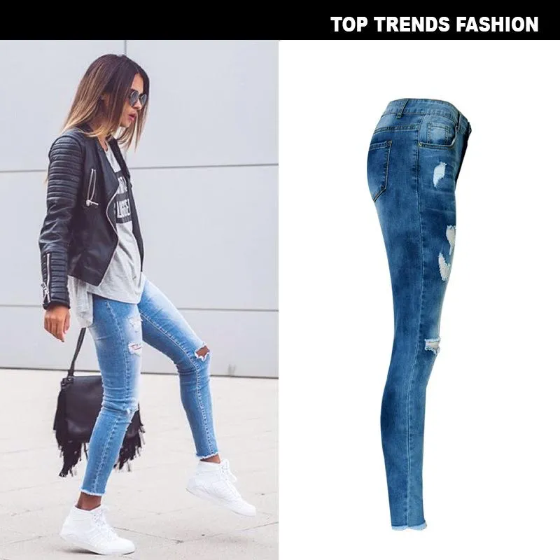 High Waist Slim Stretch Denim jeans