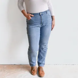 High-Waist Stretch Denim Jeans