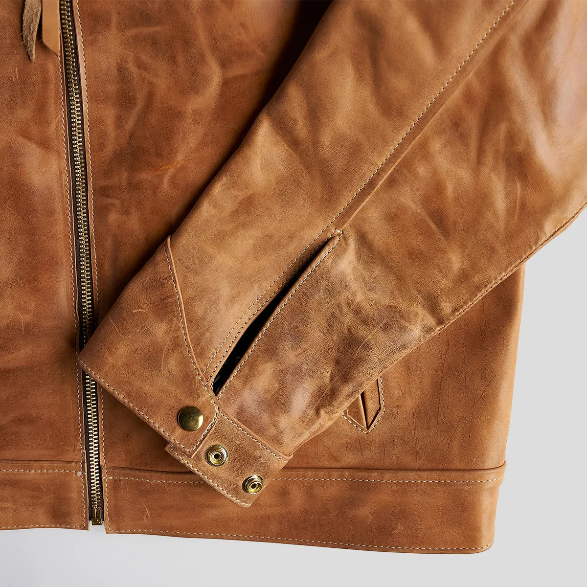 Horween® Horsehide Jacket No. 65 | Tan