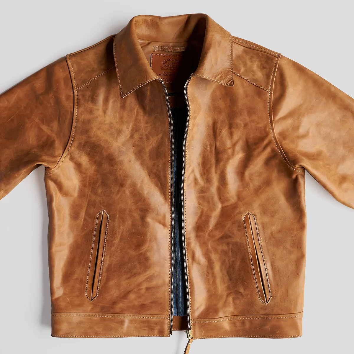 Horween® Horsehide Jacket No. 65 | Tan