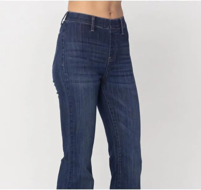 Judy Blue Hi Waist Pull On Flares