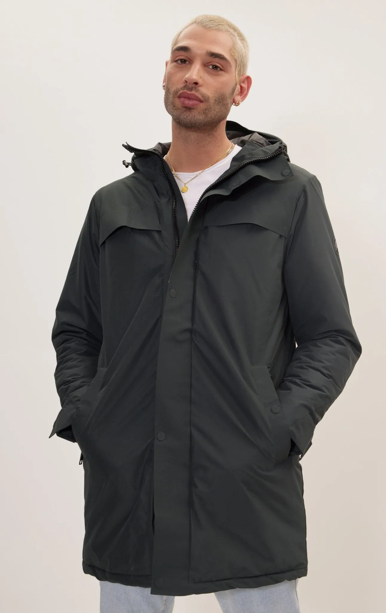 Magneto Waterproof Coat - Dark Green