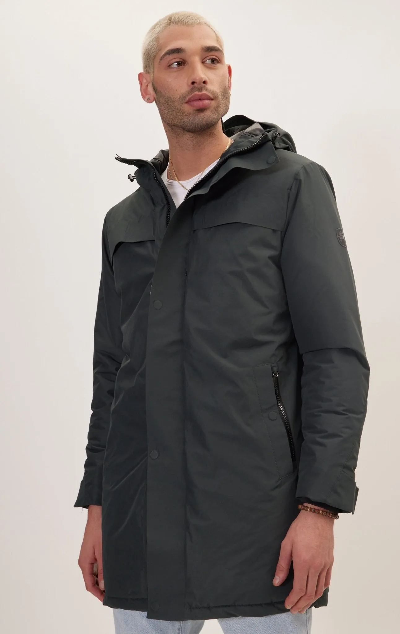 Magneto Waterproof Coat - Dark Green