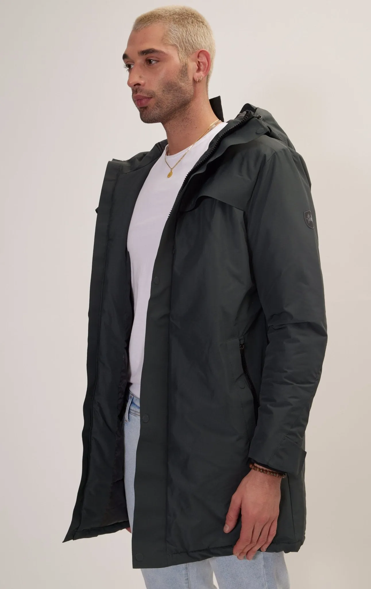 Magneto Waterproof Coat - Dark Green