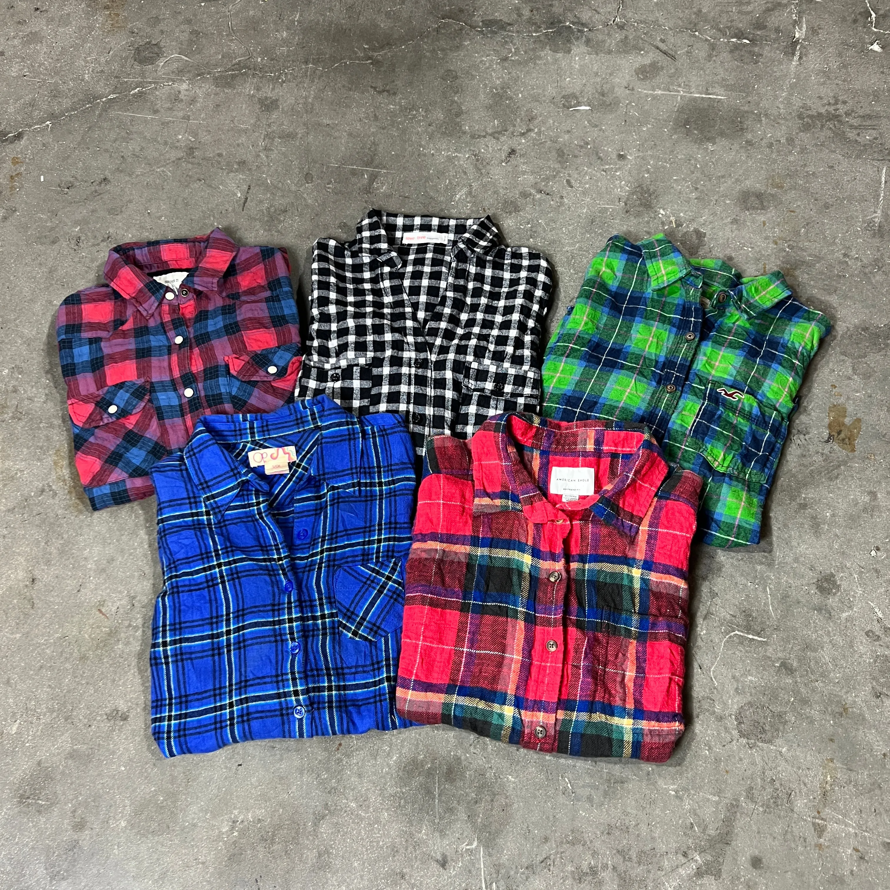 Men's & Women's Flannel Shirts Bale