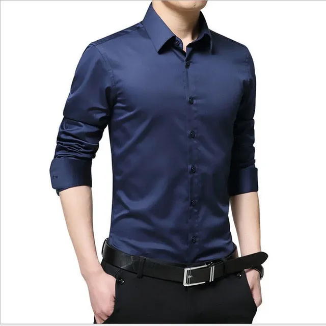 Men's plus size Slim fit shirts