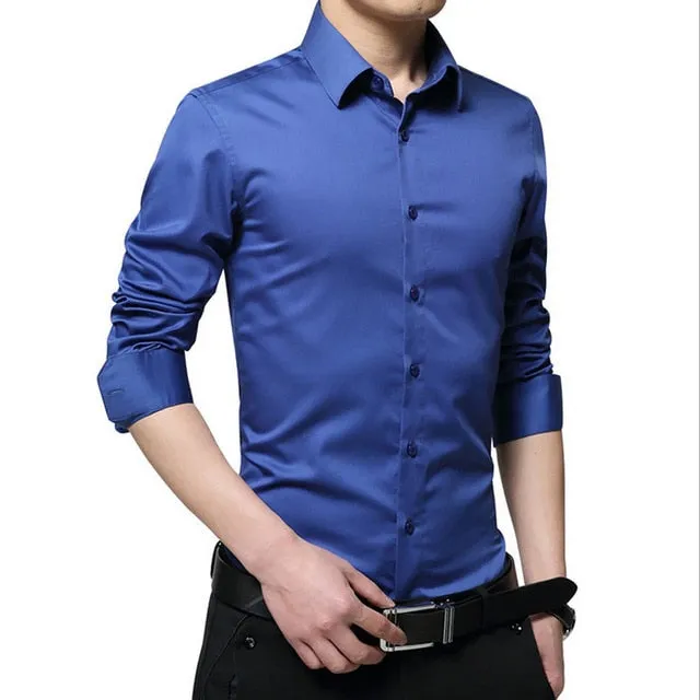 Men's plus size Slim fit shirts