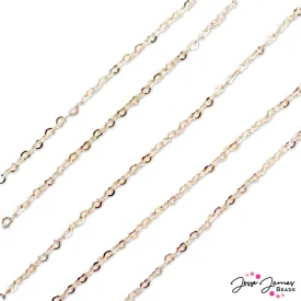 Mini Hearts Chain in Rose Gold