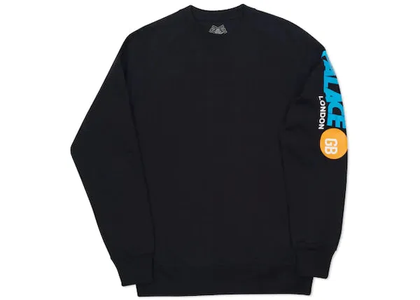 Palace Pally Pal Crew Black