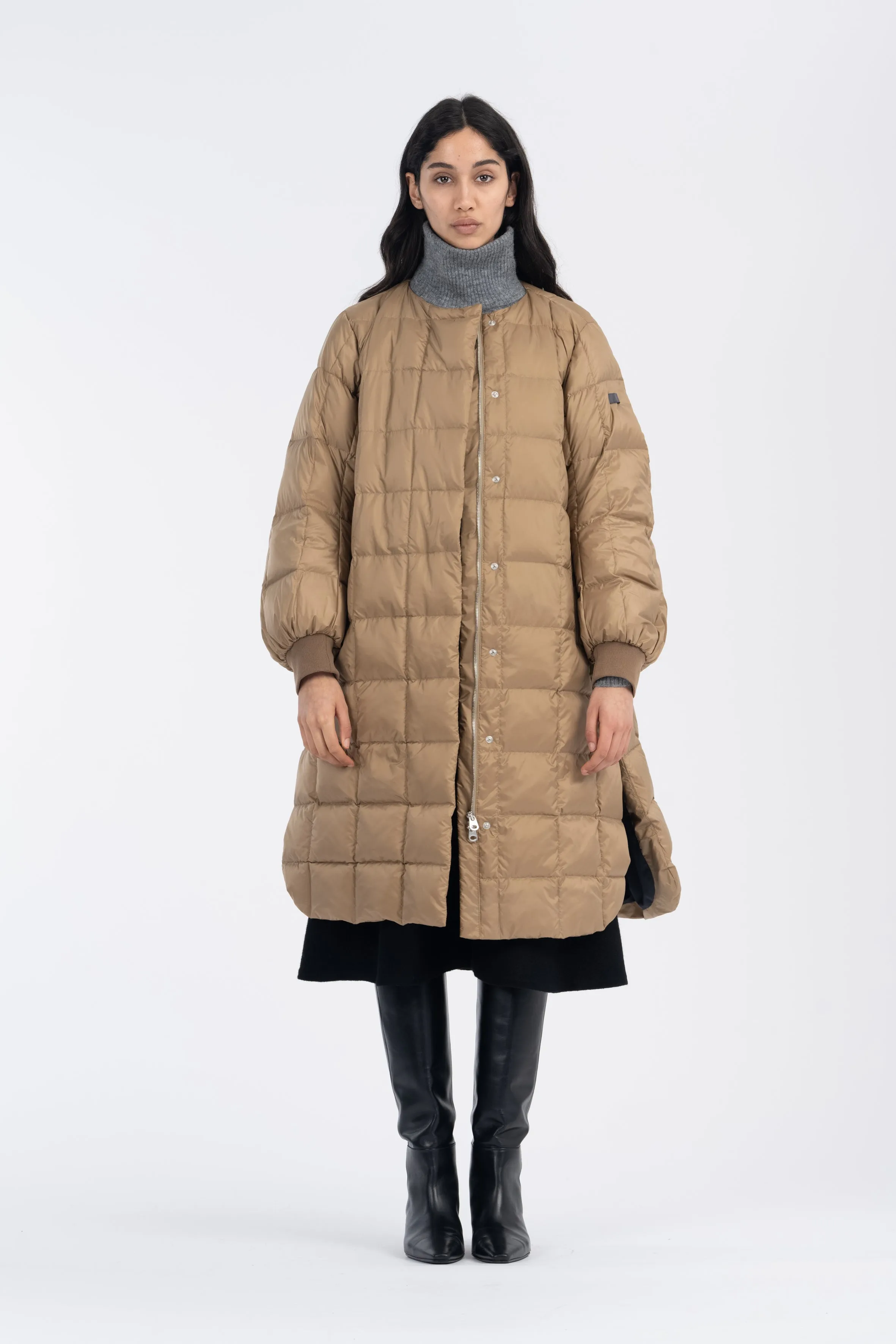 QUILTED COAT LUA WITH SCARF