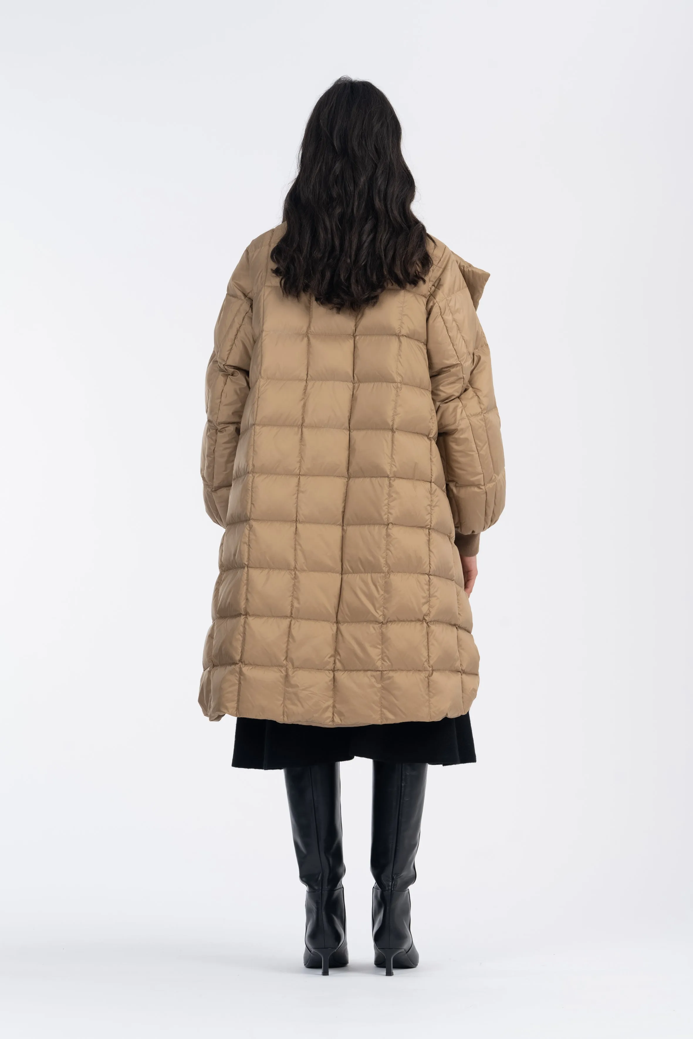 QUILTED COAT LUA WITH SCARF