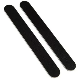 Salon Nail Boards, Heavy Duty Medium Grit, Black, 2 Pack