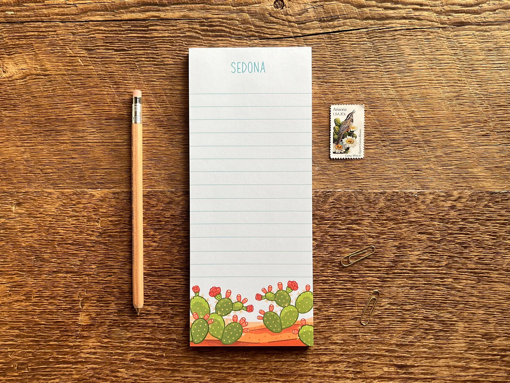 Sedona Prickly Pear Notepad