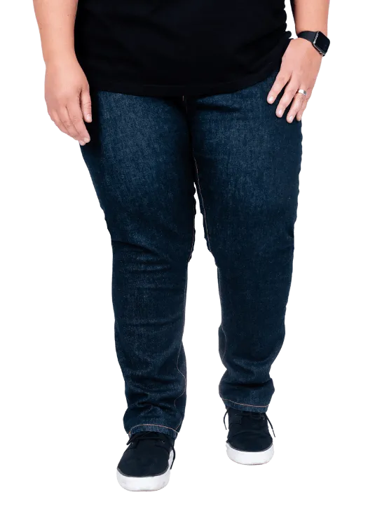 Slim-Straight, Premium Indigo Stretch Jeans