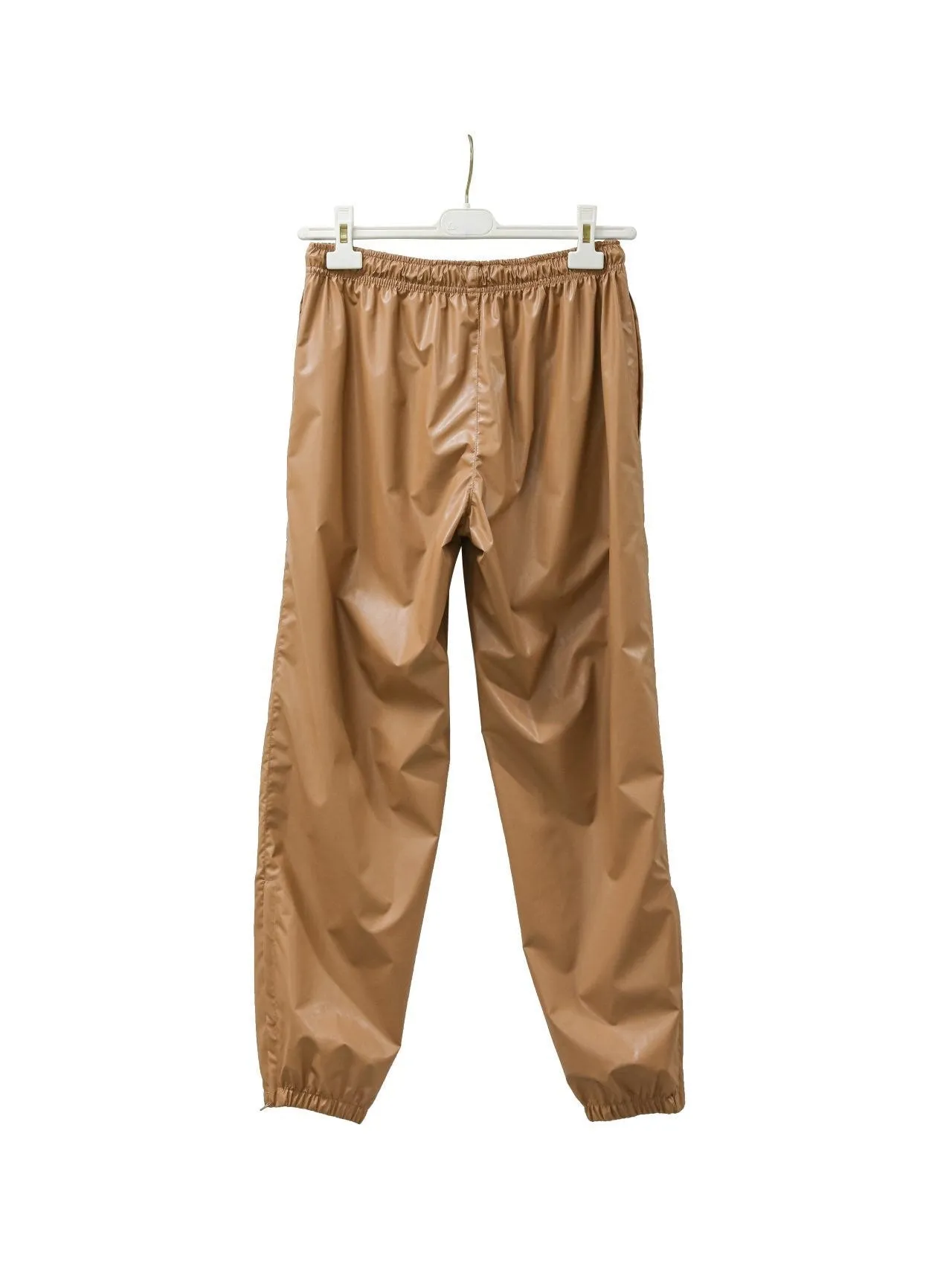 SOFT VEGAN LEATHER JOGGER PANTS