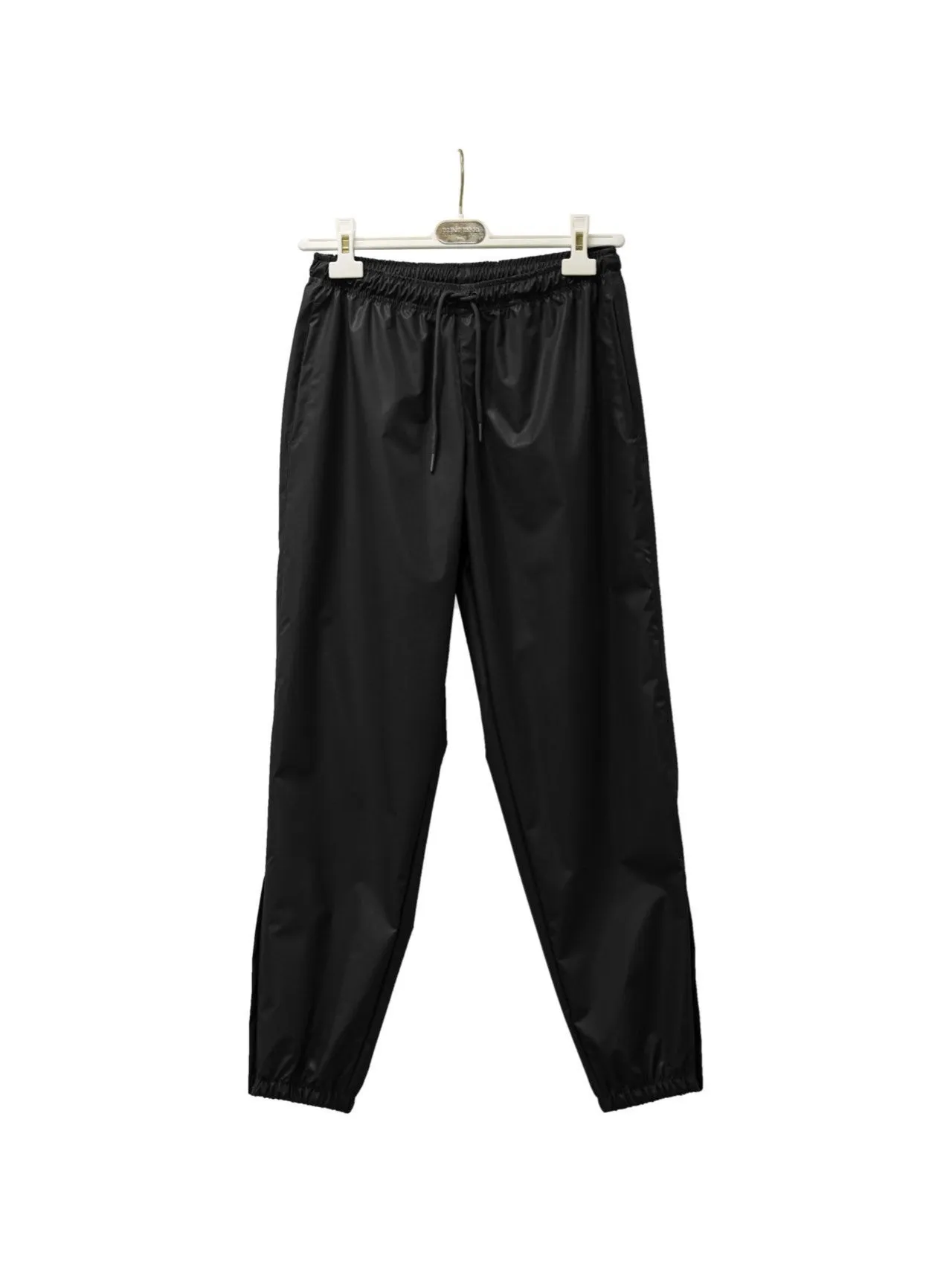 SOFT VEGAN LEATHER JOGGER PANTS