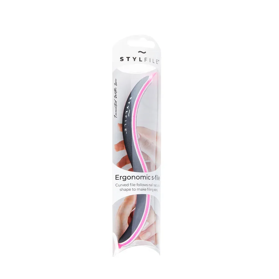 StylFile 2 Curved 3 In 1 S-Shape Nail File