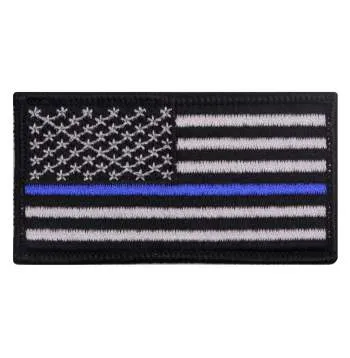 Thin Blue Line Patch - Hook Back