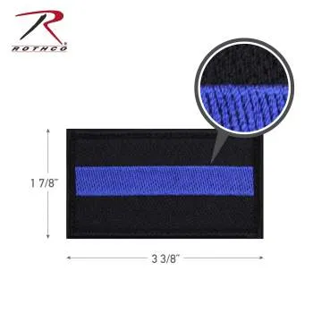 Thin Blue Line Patch - Hook Back