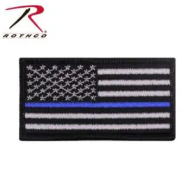 Thin Blue Line Patch - Hook Back