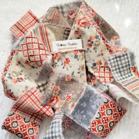 Torn Fabric Ribbon - Country Style, 1 Yard