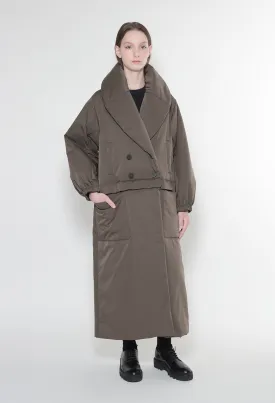 WENDELINE - ECO DOWN Coat in Olive