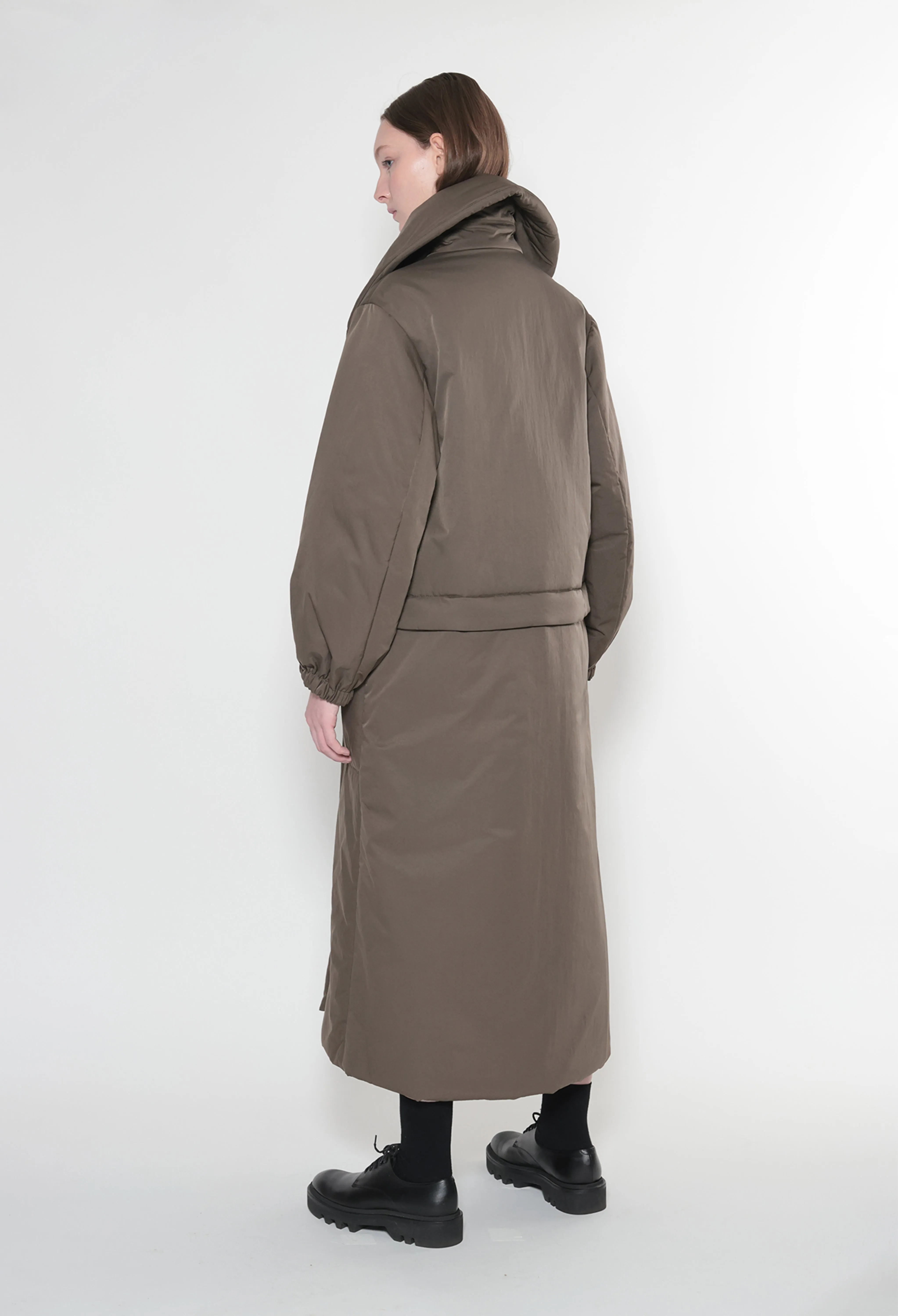 WENDELINE - ECO DOWN Coat in Olive