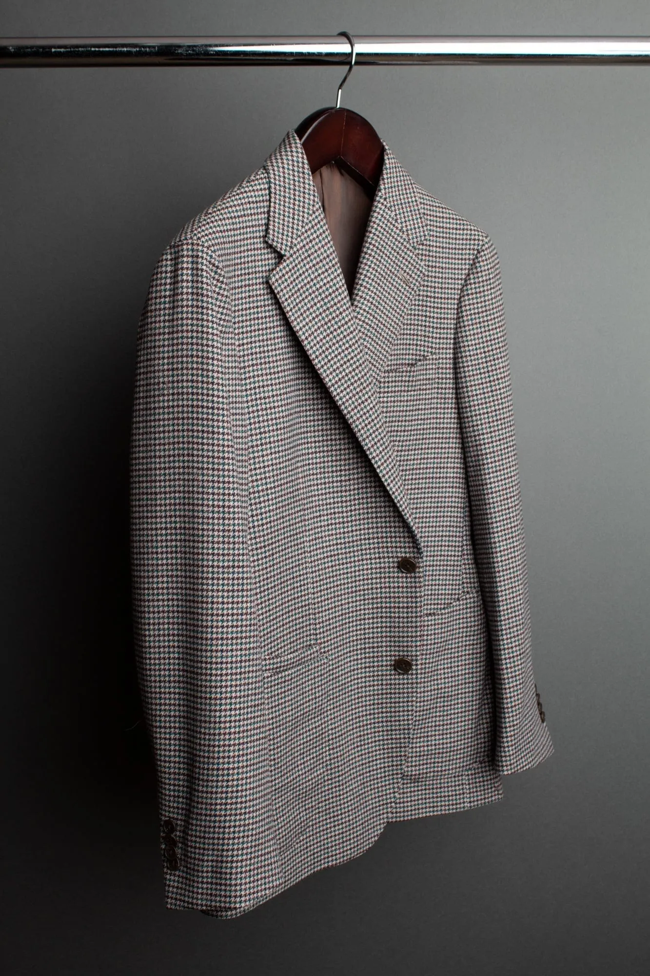 Wool & Cashmere Houndstooth Jacket